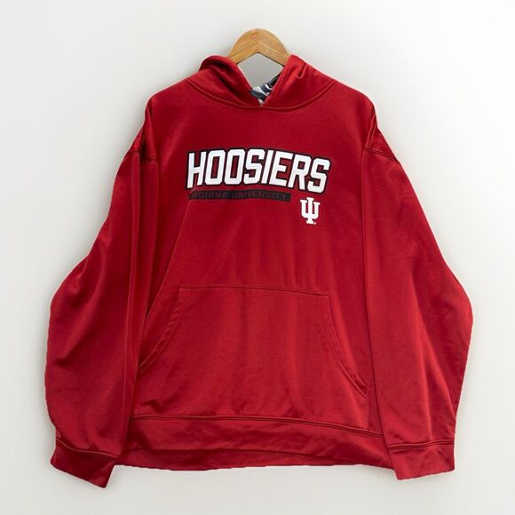 Indiana Hoosiers Hoodie Hooded Sweatshirt Pullover Men's XL Pro Edge - Picture 8 of 8